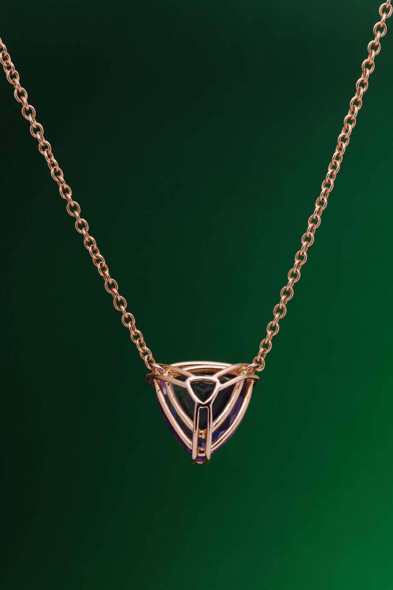 Violet Pendant — Reverse